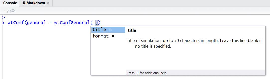 On the fly help in RStudio